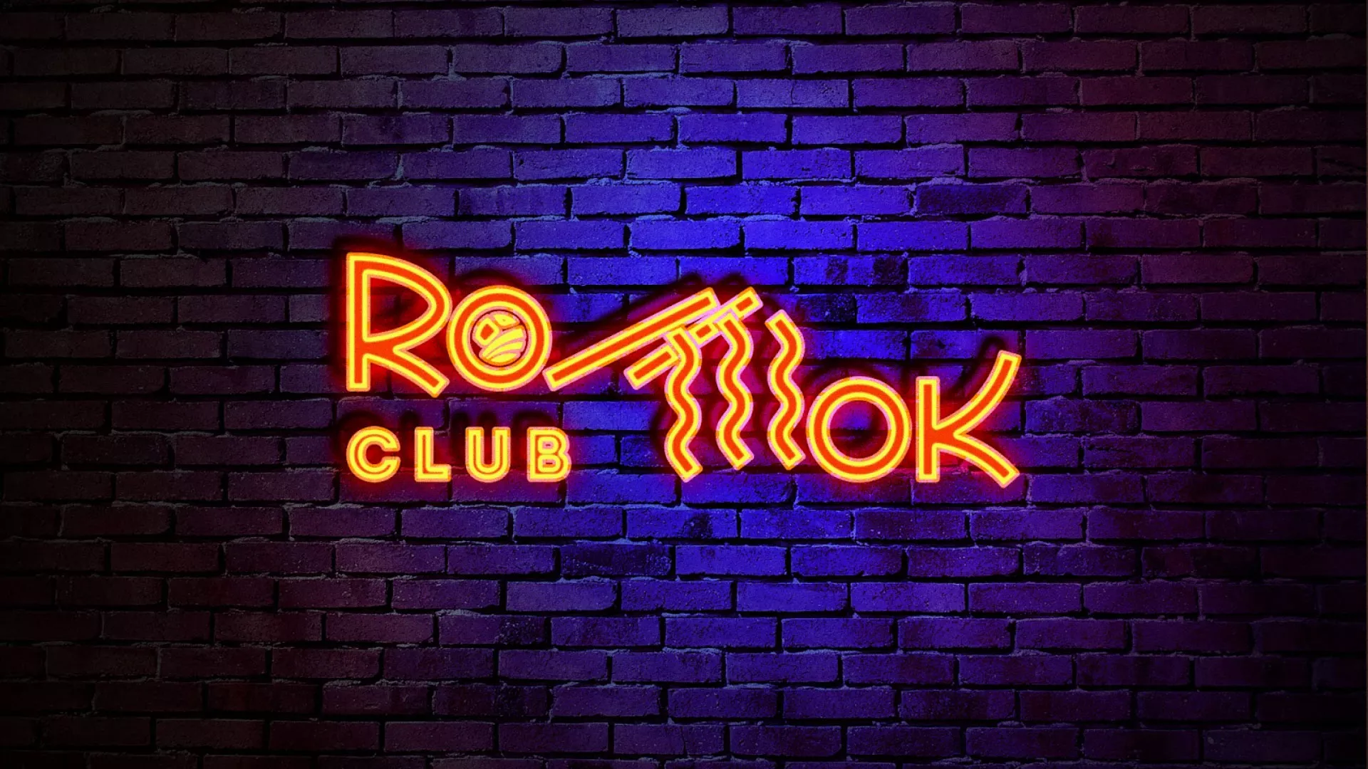 Разработка интерьерной вывески суши-бара «Roll Wok Club» в Жигулёвске